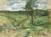 John Henry Twachtman Landscape Branchville painting
